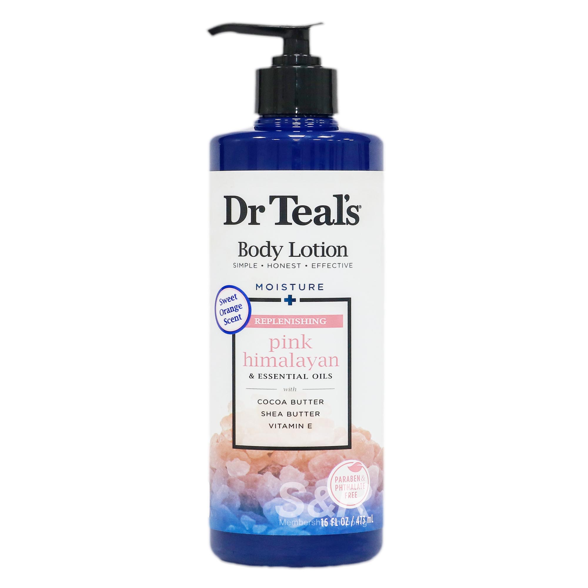 Dr. Teal's Moisture + Replenishing Pink Himalayan and Essential Oils Body Lotion 473mL
